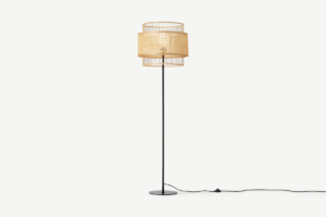 Yen Stehlampe, Rattan - MADE.com